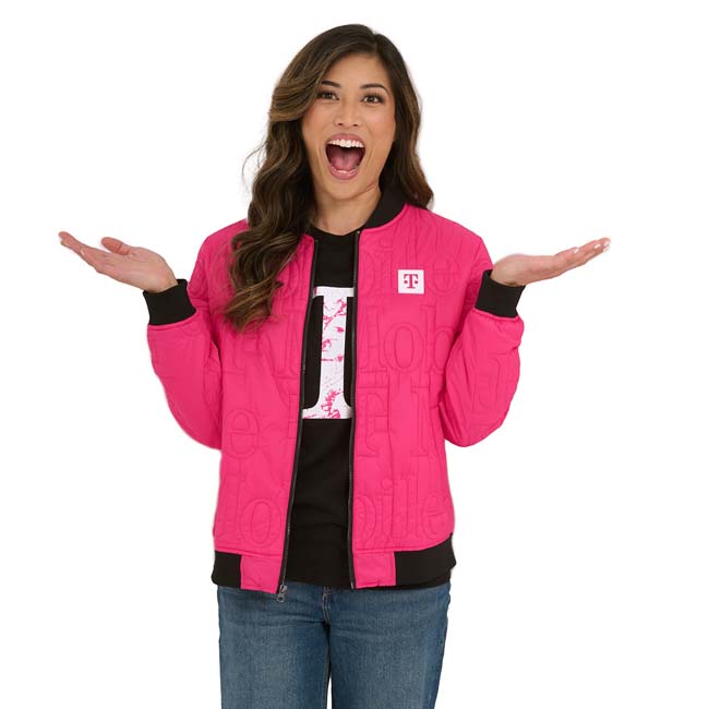 Women's Quilted Magenta Jacket