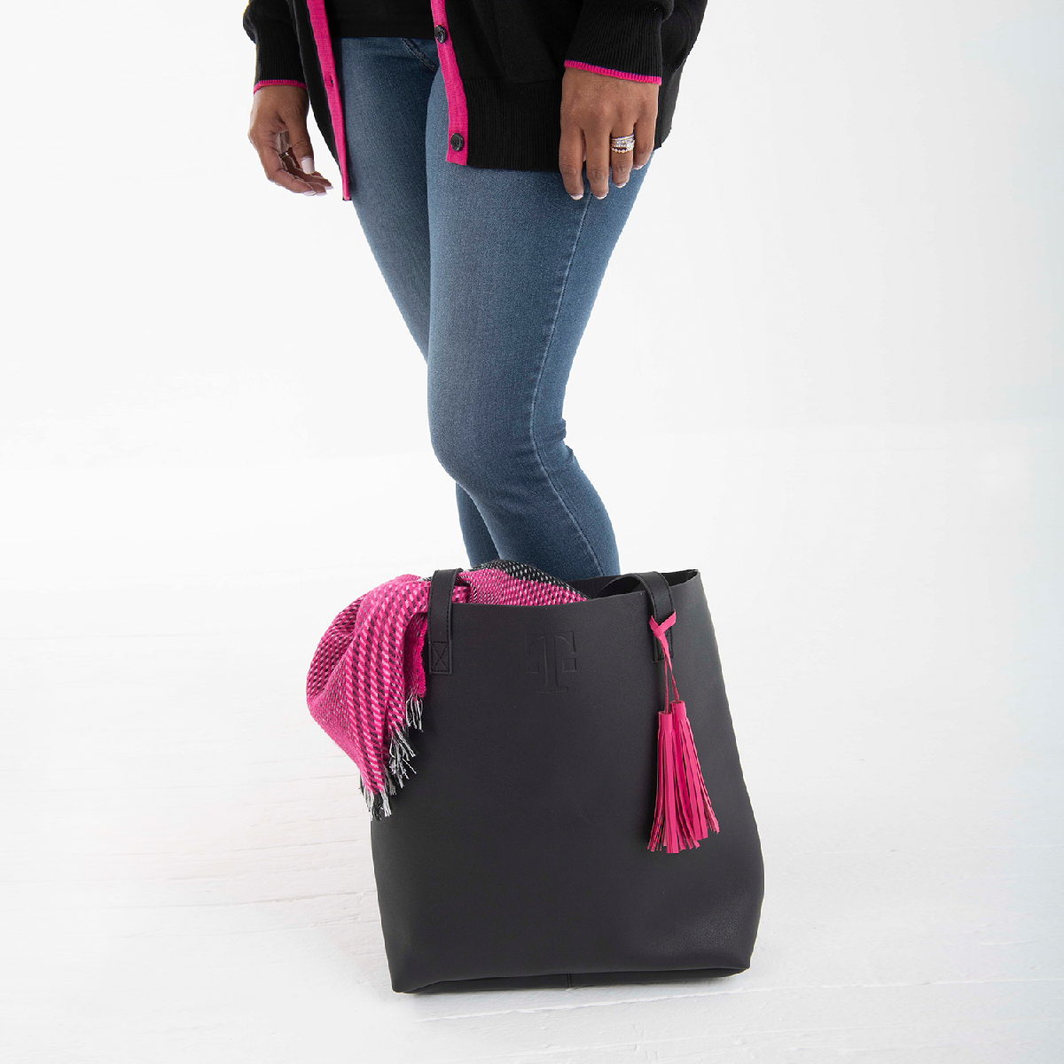 Vegan Leather Tote Bag