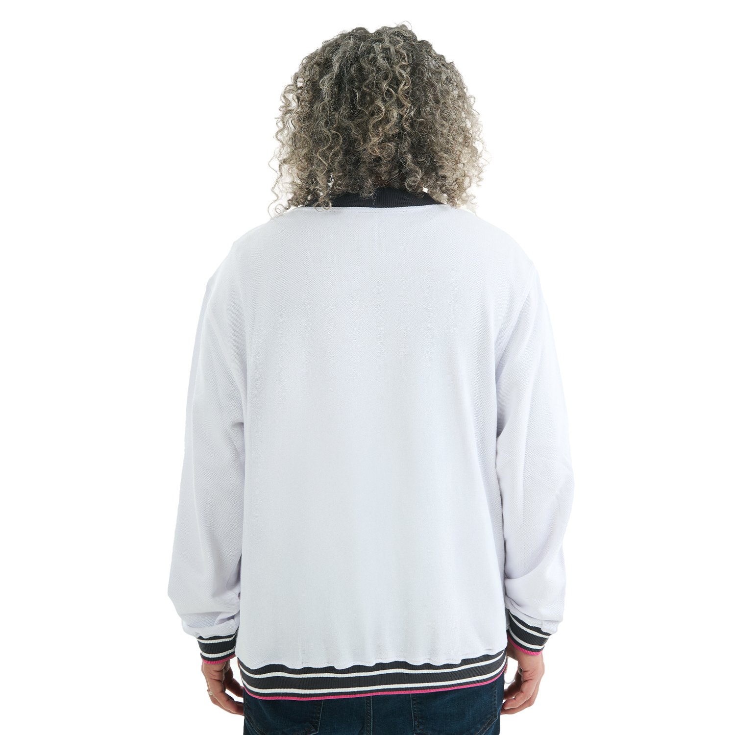 
Men’s/Unisex fit
Fits true to size
Justin is wearing a size LG
Jennifer is wearing a size LG
