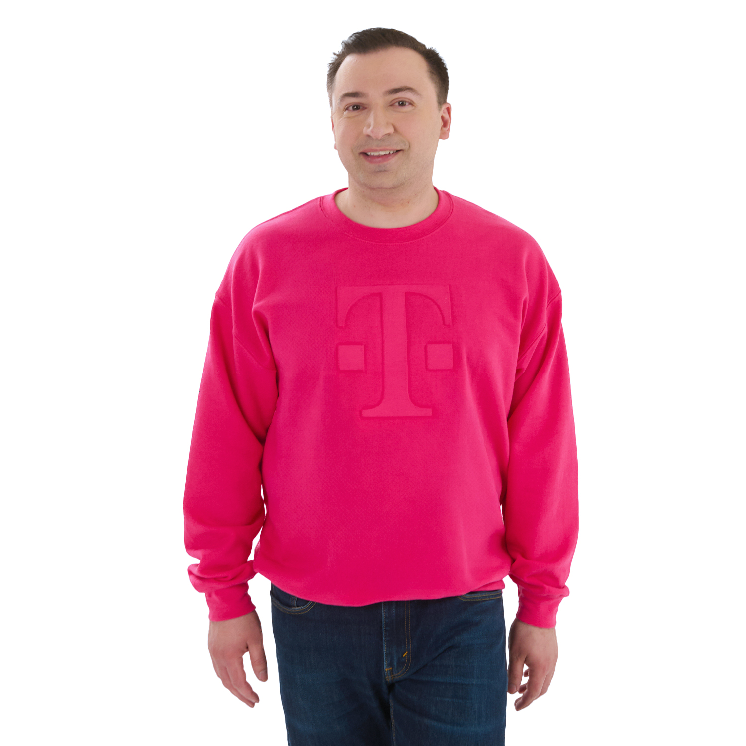 Embossed Crewneck Sweatshirt