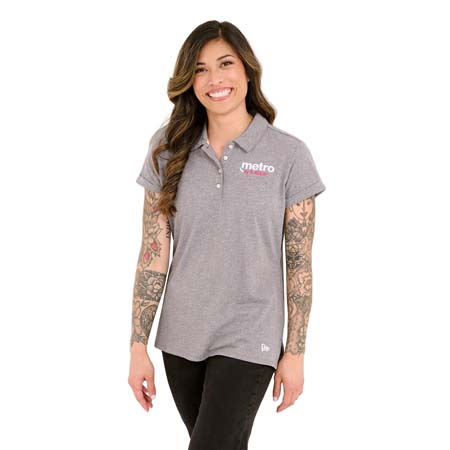Women's New Era Slub Twist Polo
