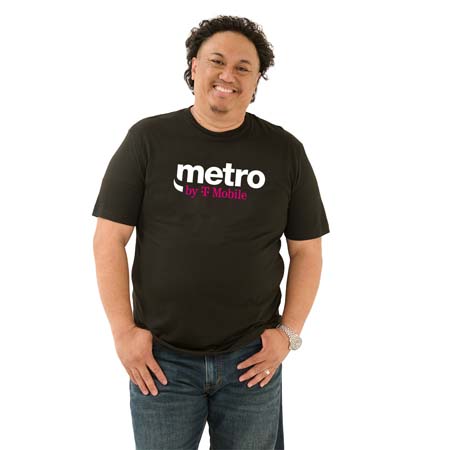 Metro by T-Mobile Graphic Tee-Black