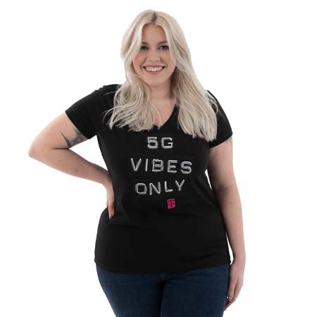 5G Vibes Only Women's V-Neck