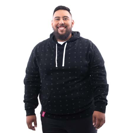Black Stealth Tower Hoodie