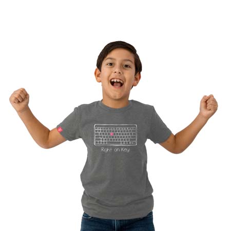 YOUTH RIGHT ON KEY TEE