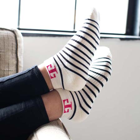 Striped Ankle Socks