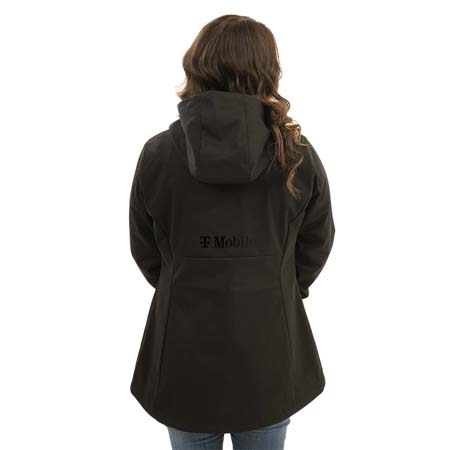 Womens Hooded Soft Shell Jacket