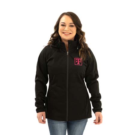 Womens Hooded Soft Shell Jacket