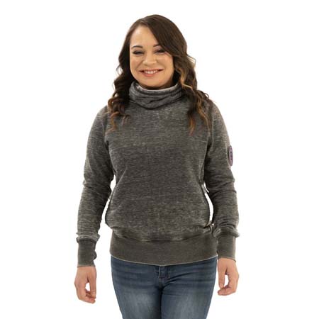 Womens Cowl Neck Sweatshirt