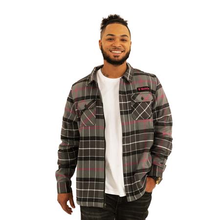 Men’s Plaid Fleece Shacket