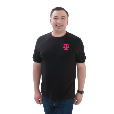 Men's Contrast Collar Tee