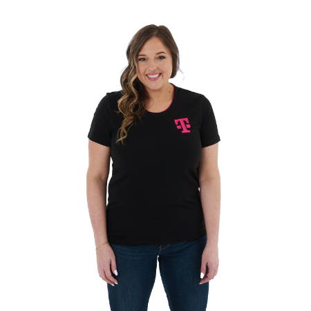 Women's Contrast Collar Tee
