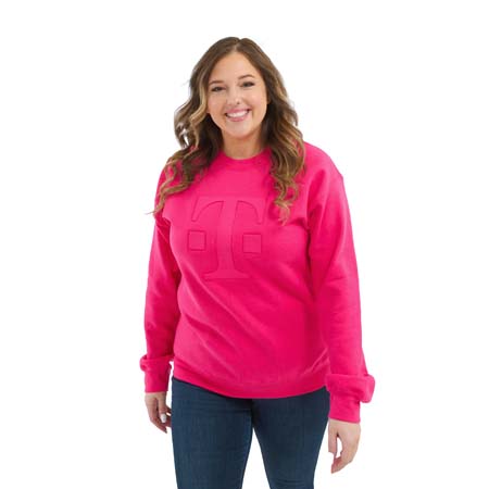 Embossed Crewneck Sweatshirt