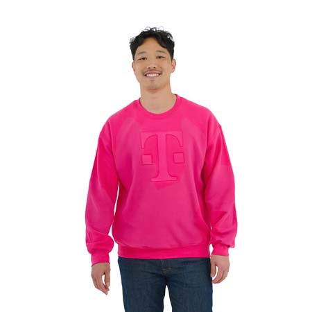 Embossed Crewneck Sweatshirt