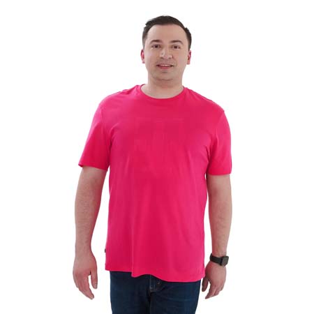 Magenta Striped T-Digit Tee