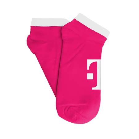 Magenta Ankle Socks