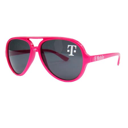 Magenta Aviator Sport Sunglasses