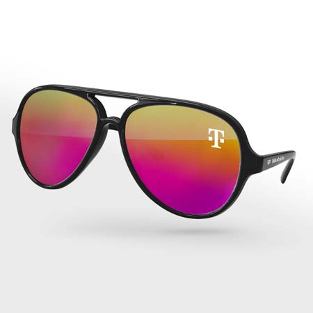 Black Aviator Sport Sunglasses
