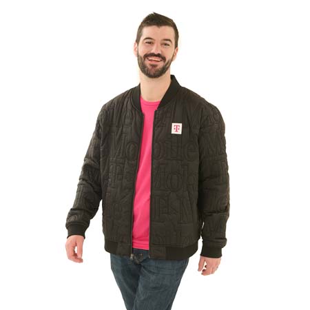 Men's Quilted Black Jacket