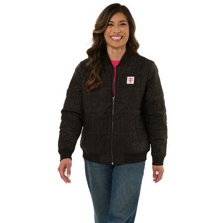 Women's Quilted Black Jacket