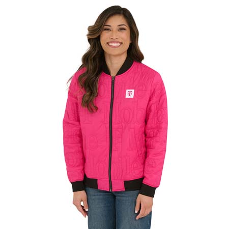 Women's Quilted Magenta Jacket