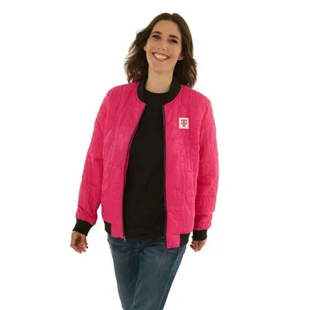 Women's Quilted Magenta Jacket