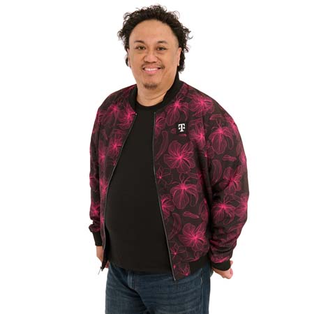 Men's Floral Bomber Jacket