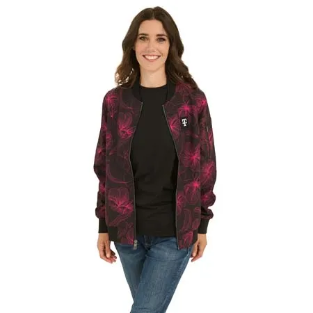 Women's Floral Bomber Jacket