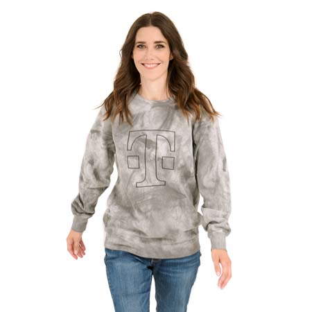 Textured Crewneck Sweatshirt