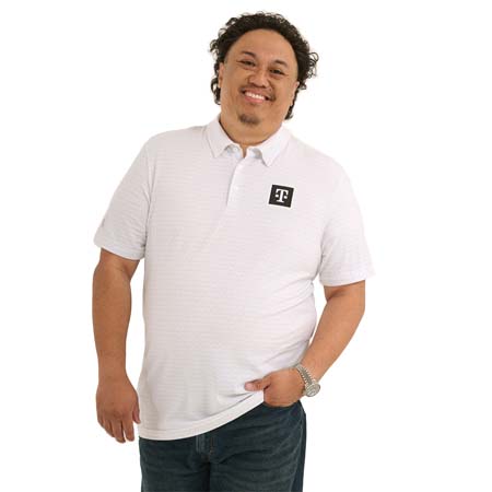 Men's Adidas Printed Blend Polo