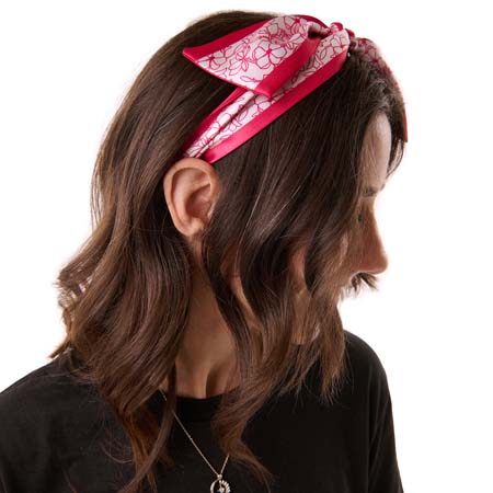 Magenta Hair Scarf