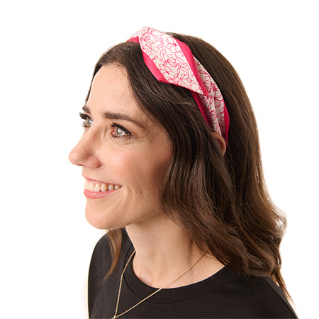 Magenta Hair Scarf