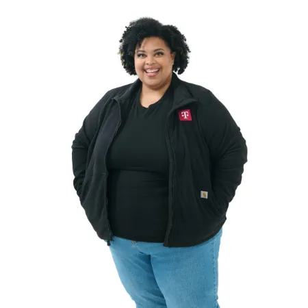 Women's Carhartt Textured Full-Zip Fleece Jacket