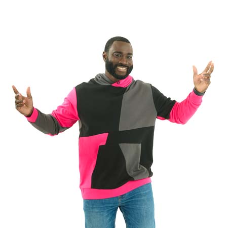 Patchwork Hoodie