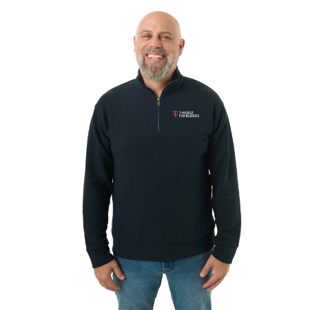 Men’s Business Linear Texture 1/4 Zip