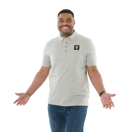Mens Adidas Crosshatch Polo