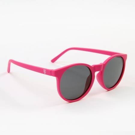 Round Magenta Sunglasses