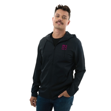 TravisMathew Mens Hooded Full-Zip Jacket