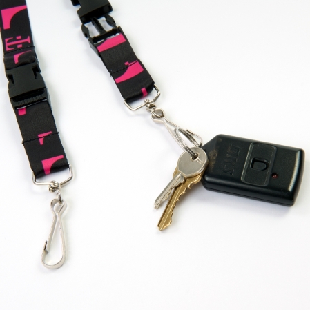 Black Buckle Lanyard