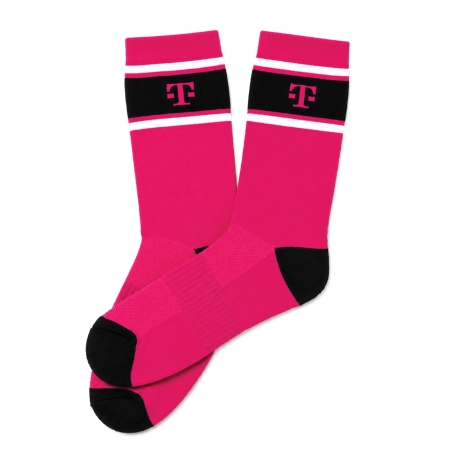 Magenta Midi Socks