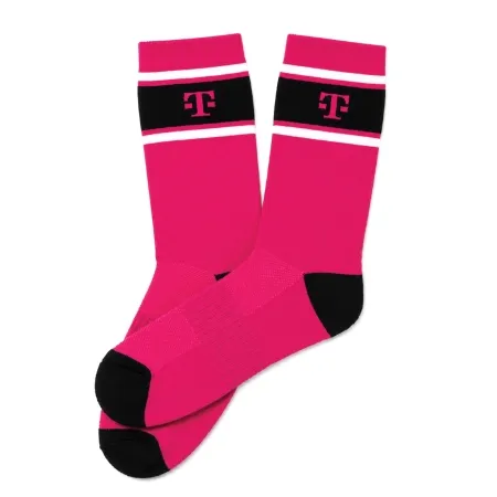 Magenta Midi Socks