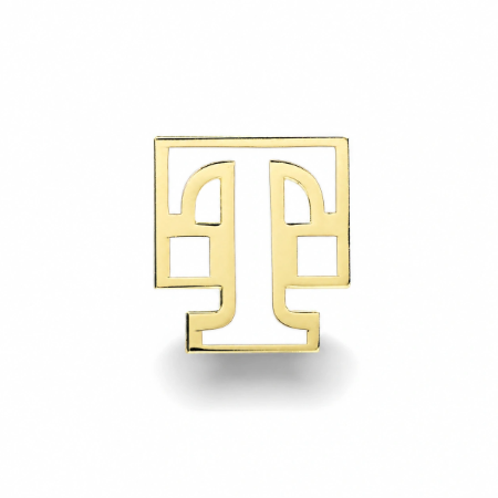 White/Gold T-Digit Pin